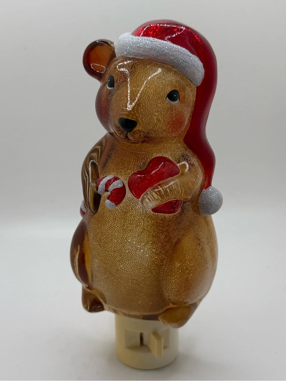 Midwest CBK Lights in the Night 2011 Plug-in Nightlight Christmas Mouse 6” VTG